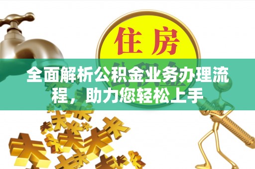 东营全面解析公积金业务办理流程，助力您轻松上手