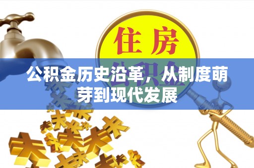 东营公积金历史沿革，从制度萌芽到现代发展