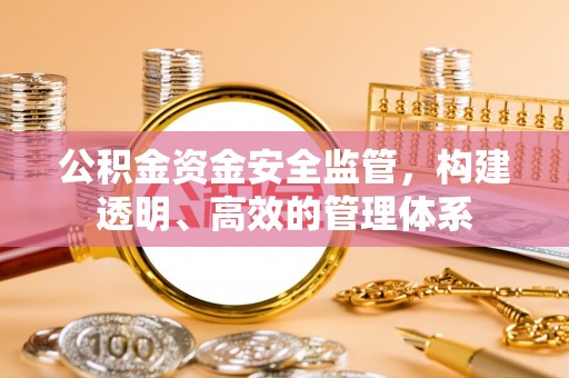 东营公积金资金安全监管，构建透明、高效的管理体系