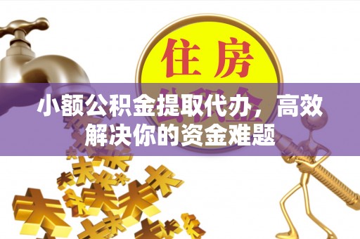 东营小额公积金提取代办，高效解决你的资金难题